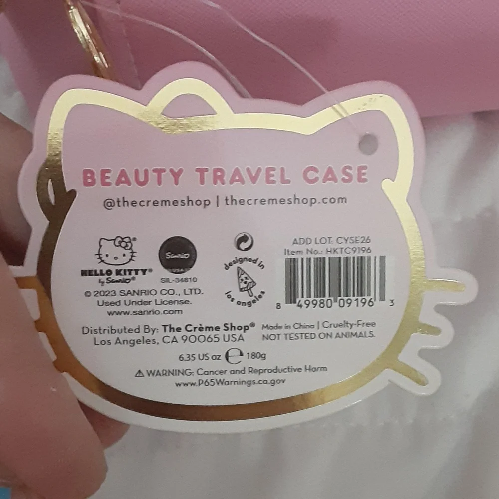 Creme Shop X Hello Kitty Beauty Travel Case - Picture 7 of 7